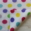 Poly100% Colorful Dot Pattern Soft Hand Feeling High Quality Reasonable Price Printed Polar Fleece